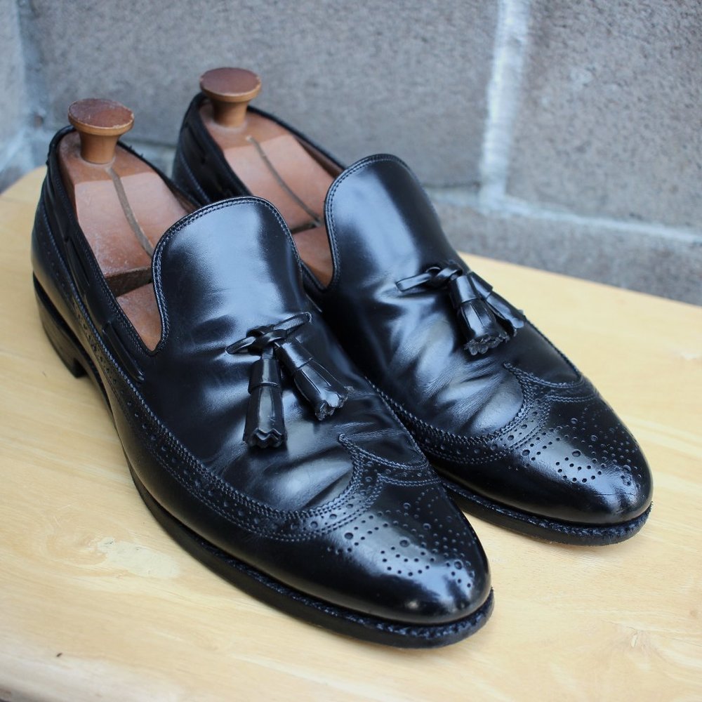 Allen Edmonds Berwick Wingtip Tassel Dress Loafers